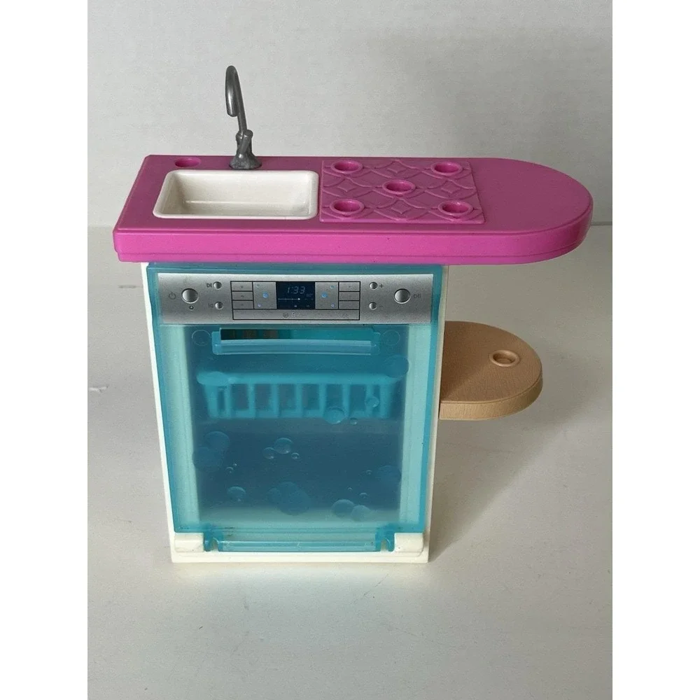 2018 Mattel Barbie Doll Dream House Furniture Kitchen Sink Dishwasher